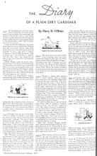 Better Homes & Gardens February 1936 Magazine Article: THE Diary OF A PLAIN DIRT GARDENER