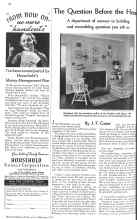 Better Homes & Gardens February 1936 Magazine Article: The Question Before the House