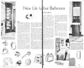 Better Homes & Gardens February 1936 Magazine Article: New Life for Your Bathroom