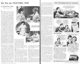 Better Homes & Gardens February 1936 Magazine Article: We Win the VEGETABLE WAR