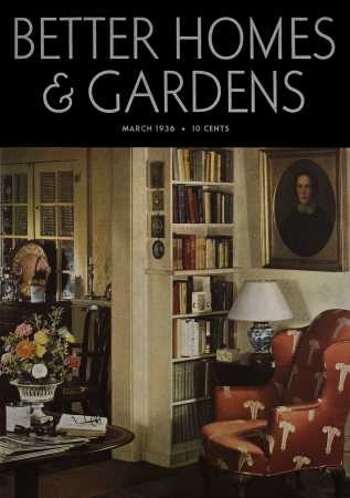 Better Homes & Gardens March 1936 Magazine Cover