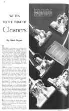 Better Homes & Gardens March 1936 Magazine Article: WE TEA TO THE TUNE OF Cleaners