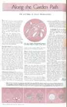 Better Homes & Gardens March 1936 Magazine Article: Along the Garden Path
