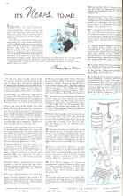 Better Homes & Gardens April 1936 Magazine Article: IT'S News TO ME!