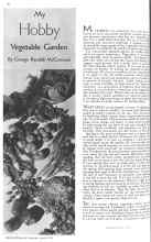 Better Homes & Gardens April 1936 Magazine Article: My Hobby Vegetable Garden