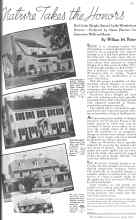 Better Homes & Gardens April 1936 Magazine Article: Nature Takes the Honors
