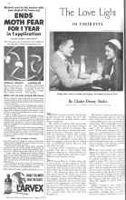 Better Homes & Gardens April 1936 Magazine Article: The Love Light IN THEIR EYES