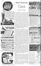 Better Homes & Gardens April 1936 Magazine Article: Plants Watch the Clock
