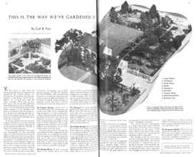 Better Homes & Gardens April 1936 Magazine Article: THIS IS THE WAY WE'VE GARDENED IT
