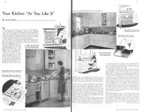 Better Homes & Gardens April 1936 Magazine Article: Your Kitchen