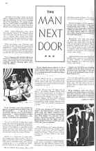 Better Homes & Gardens May 1936 Magazine Article: THE MAN NEXT DOOR
