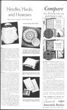Better Homes & Gardens May 1936 Magazine Article: Needles, Hooks, and Hostesses