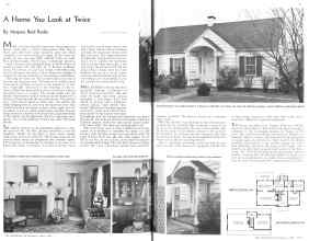 Better Homes & Gardens May 1936 Magazine Article: A Home You Look at Twice