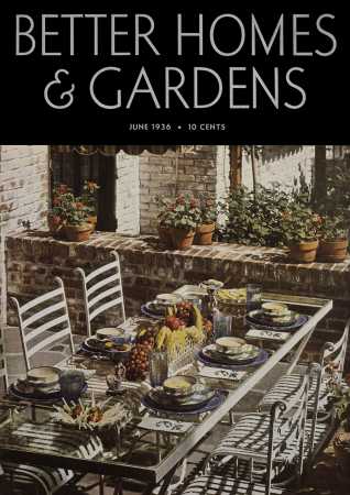 Better Homes & Gardens June 1936 Magazine Cover