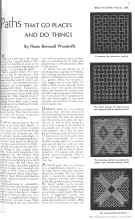 Better Homes & Gardens June 1936 Magazine Article: Paths THAT GO PLACES AND DO THINGS