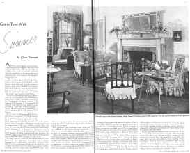 Better Homes & Gardens June 1936 Magazine Article: Get in Tune With Summer