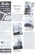 Better Homes & Gardens July 1936 Magazine Article: Bring Home a Poster