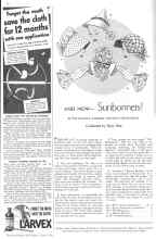 Better Homes & Gardens July 1936 Magazine Article: AND NOW--Sunbonnets!