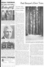 Better Homes & Gardens July 1936 Magazine Article: Paul Bunyan's Own Trees
