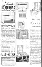Better Homes & Gardens July 1936 Magazine Article: MAKE IT WITH Oilcloth