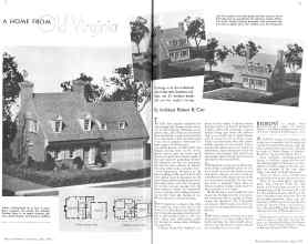 Better Homes & Gardens July 1936 Magazine Article: A HOME FROM Old Virginia