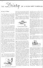 Better Homes & Gardens August 1936 Magazine Article: THE Diary OF A PLAIN DIRT GARDENER