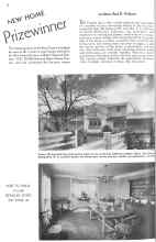 Better Homes & Gardens August 1936 Magazine Article: NEW HOME Prizewinner