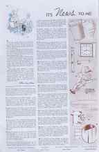 Better Homes & Gardens September 1936 Magazine Article: IT'S News TO ME!