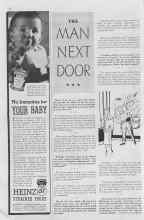 Better Homes & Gardens September 1936 Magazine Article: THE MAN NEXT DOOR