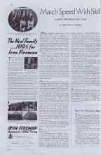Better Homes & Gardens September 1936 Magazine Article: Match Speed With Skill