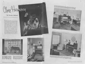 Better Homes & Gardens September 1936 Magazine Article: Close Harmony