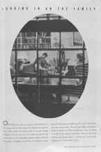 Better Homes & Gardens October 1936 Magazine Article: LOOKING IN ON THE FAMILY
