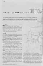 Better Homes & Gardens October 1936 Magazine Article: NOMINATED AND ELECTED--THE HOME