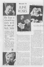 Better Homes & Gardens October 1936 Magazine Article: PRELUDE TO JUNE ROSES