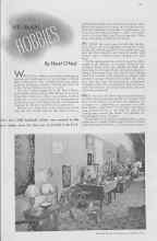 Better Homes & Gardens October 1936 Magazine Article: HE-MAN HOBBIES