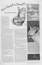 Better Homes & Gardens October 1936 Magazine Article: How Correct is ... Correct?