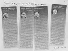 Better Homes & Gardens October 1936 Magazine Article: Sorry, but you're wrong IF YOU BELIEVE THAT ...