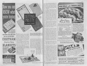 Better Homes & Gardens October 1936 Magazine Article: SETTING PRETTY