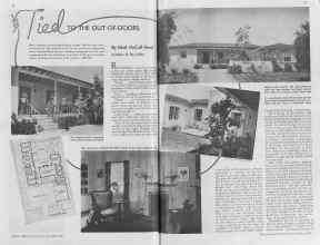 Better Homes & Gardens November 1936 Magazine Article: Tied TO THE OUT-OF-DOORS