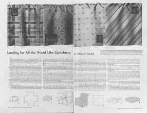 Better Homes & Gardens November 1936 Magazine Article: Looking for All the World Like Upholstery
