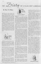 Better Homes & Gardens December 1936 Magazine Article: THE Diary OF A PLAIN DIRT GARDENER