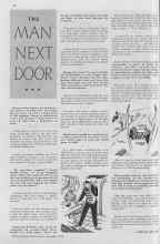 Better Homes & Gardens December 1936 Magazine Article: THE MAN NEXT DOOR