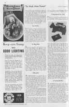 Better Homes & Gardens December 1936 Magazine Article: Westinghouse MAZDA LAMPS