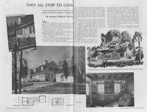 Better Homes & Gardens December 1936 Magazine Article: THEY ALL STOP TO LOOK