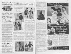 Better Homes & Gardens December 1936 Magazine Article: Dolls FROM MANY LANDS