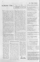Better Homes & Gardens January 1937 Magazine Article: ACROSS THE Editor's Desk