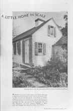 Better Homes & Gardens January 1937 Magazine Article: A LITTLE HOME IN SCALE