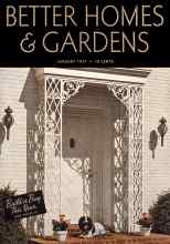 Better Homes & Gardens January 1937 Magazine Cover