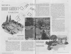 Better Homes & Gardens January 1937 Magazine Article: WHY NOT A HOBBY GARDEN?