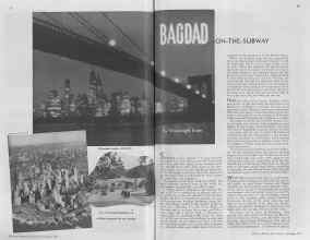 Better Homes & Gardens January 1937 Magazine Article: BAGDAD-ON-THE-SUBWAY